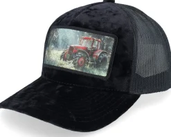 Best Calza Pennello Abandoned Tractor Velvet A-Frame Trucker - Black