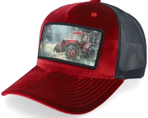 Best Calza Pennello Abandoned Tractor Velvet A-Frame Trucker - Black