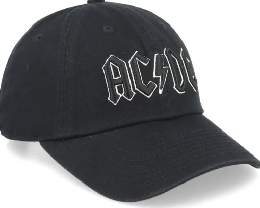 Discount American Needle ACDC Ballpark Black Dad Cap -