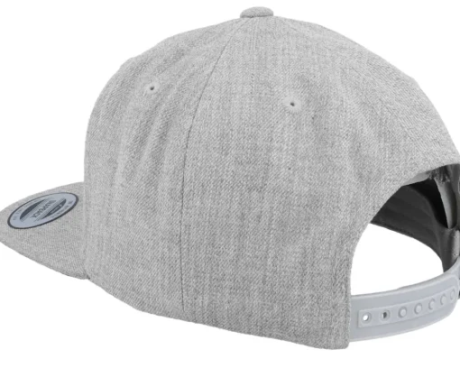 Snapback-Iconic Ace Hearts Spades Clubs Heather Grey Snapback