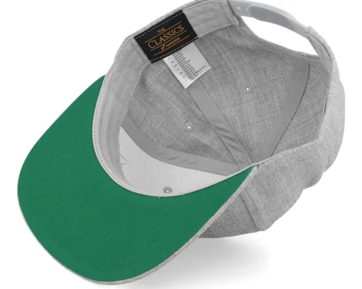 Snapback-Iconic Ace Hearts Spades Clubs Heather Grey Snapback