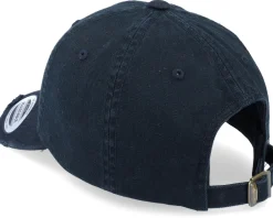 Dad Cap-Abducted Acoustic Guitar Patch Black Destroyed Dad Cap -