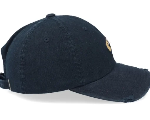 Dad Cap-Abducted Acoustic Guitar Patch Black Destroyed Dad Cap -