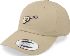 Dad Cap-Abducted Acoustic Guitar Patch Khaki Dad Cap -