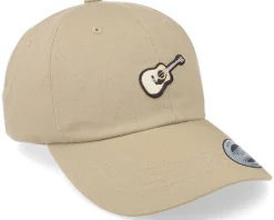 Dad Cap-Abducted Acoustic Guitar Patch Khaki Dad Cap -