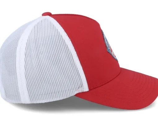 Trucker-Wild Spirit Adventure Awaits Patch Red/White Trucker -