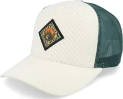 Hot Wild Spirit Adventure Begins Here Cord Ivory/Dark Forest - White