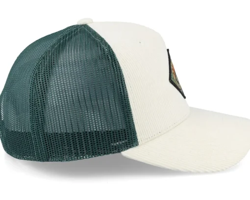 Hot Wild Spirit Adventure Begins Here Cord Ivory/Dark Forest - White