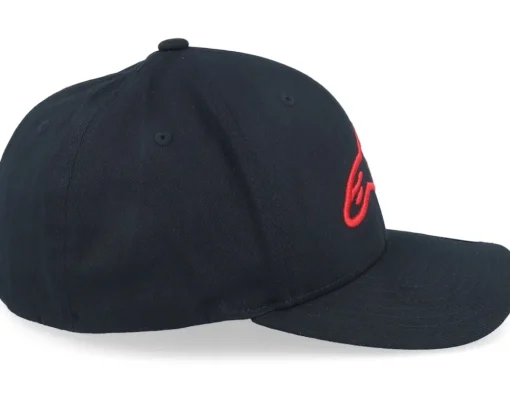 Flexfit-Alpinestars Ageless Curve Black/Red Flexfit -