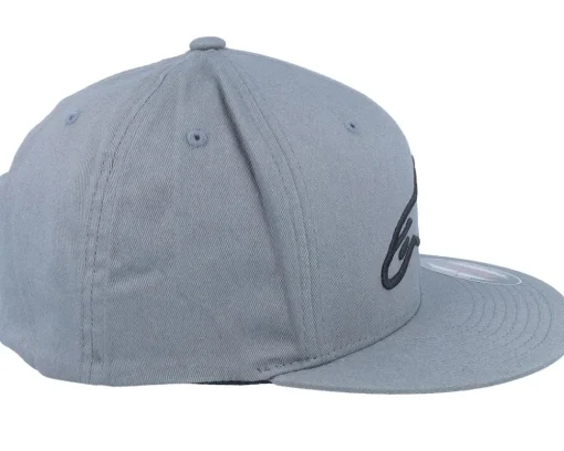 Best Alpinestars Ageless Flat Hat Charcoal/Black Fitted -