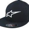 Fitted | Motor-Alpinestars Ageless Flatbill 1 Black/White Fitted -