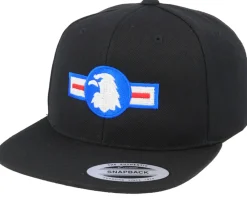 Snapback-Army Head Air Force Eagle Black Snapback -