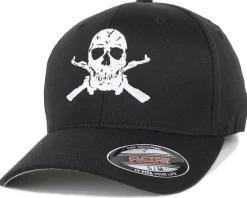 Outlet GUNS n SKULLS AK-Skull Black Flexfit -
