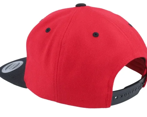 Clearance Iconic Albanian Eagle Patch Red/Black Snapback -