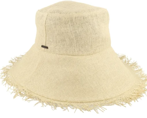 Sale Brixton Alice Packable Bucket Hat Natural/Natural Straw Hat -