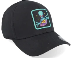 Flexfit-Iconic Alien Space Pizza Patch Black Flexfit -