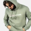 Discount Hatstore Almond Pink/White Hoodie - Green