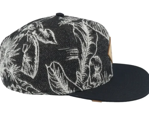 Snapback-Djinns Aloha Couch Black Snapback -