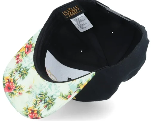 Snapback-Iconic Aloha Summer Black/Floral Mint Snapback -