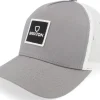 Trucker-Brixton Alpha Block X C Mp Mesh Cap Pebble/White Trucker - Grey