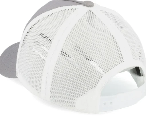 Trucker-Brixton Alpha Block X C Mp Mesh Cap Pebble/White Trucker - Grey