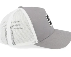 Trucker-Brixton Alpha Block X C Mp Mesh Cap Pebble/White Trucker - Grey