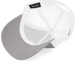 Trucker-Brixton Alpha Block X C Mp Mesh Cap Pebble/White Trucker - Grey