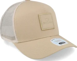 Trucker-Brixton Alpha Block X Mesh Cap Sand/Sand Trucker - Beige