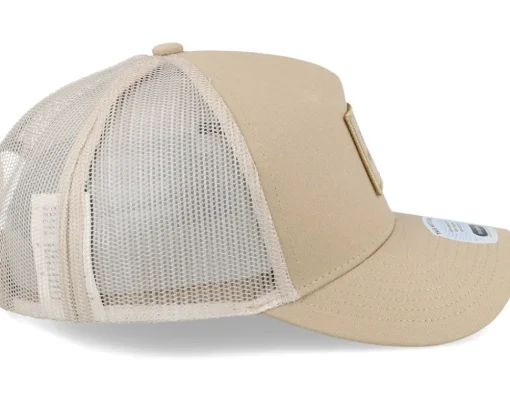 Trucker-Brixton Alpha Block X Mesh Cap Sand/Sand Trucker - Beige