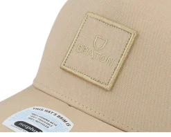 Trucker-Brixton Alpha Block X Mesh Cap Sand/Sand Trucker - Beige