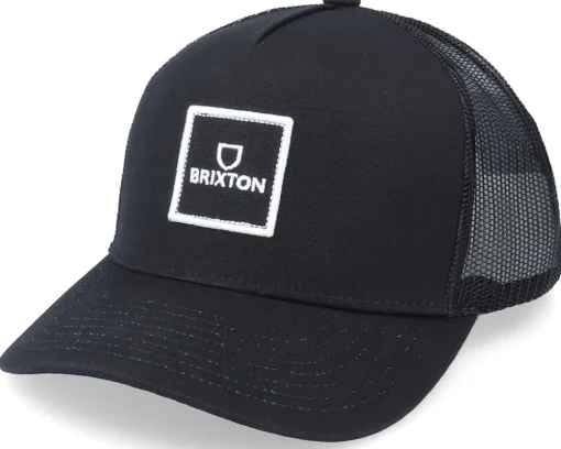 Trucker-Brixton Alpha Block X Mesh Cap Sand/Sand Trucker - Beige