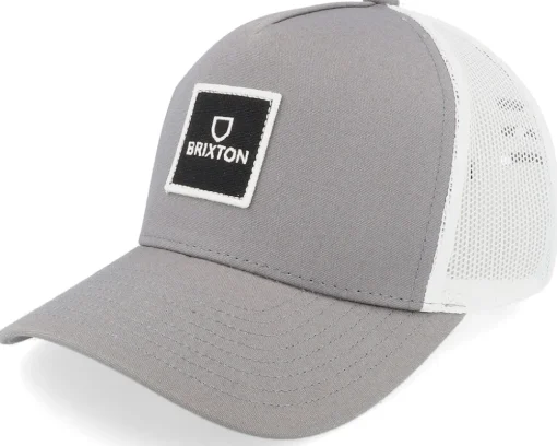 Trucker-Brixton Alpha Block X Mesh Cap Sand/Sand Trucker - Beige
