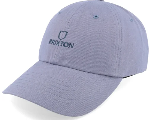 Best Brixton Alpha Cap Marsala Vintage Wash Dad Cap - Red