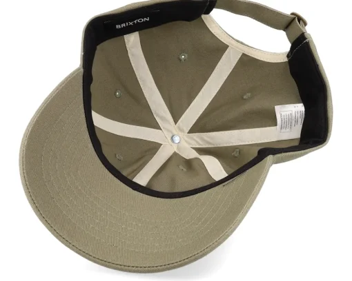Online Brixton Alpha Cap Olive Surplus Dad Cap - Green
