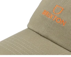 Online Brixton Alpha Cap Olive Surplus Dad Cap - Green