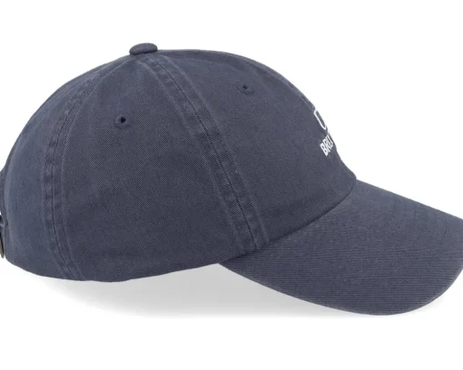 Dad Cap-Brixton Alpha Cap Washed Navy Vintage Wash Dad Cap - Blue