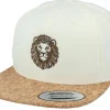 Snapback-Iconic Alpha Lion Natural Cork Snapback -