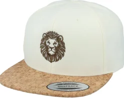 Snapback-Iconic Alpha Lion Natural Cork Snapback -