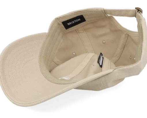 Dad Cap-Brixton Alpha Sand/Sand Rinse Dad Cap - Beige