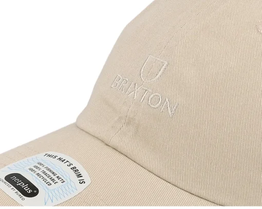 Dad Cap-Brixton Alpha Sand/Sand Rinse Dad Cap - Beige