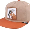 Snapback-Goorin Bros. Alpine Base Wildlife Tan/Orange Snapback -