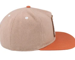 Snapback-Goorin Bros. Alpine Base Wildlife Tan/Orange Snapback -