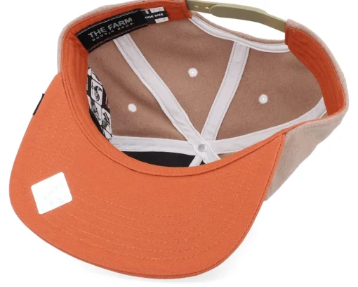 Snapback-Goorin Bros. Alpine Base Wildlife Tan/Orange Snapback -