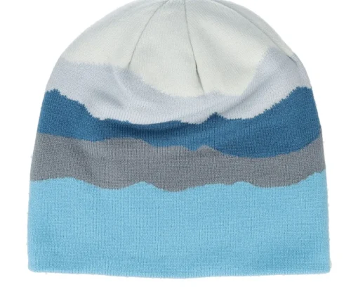 Traditional Beanies-Beechfield Alpine Mountain Peaks Pull-on Beanie - Green