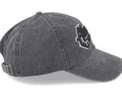 Hot Iconic Always New York Washed Dad Cap - Black