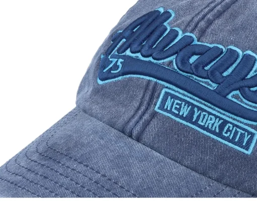 Online Iconic Always New York Washed Dad Cap - Blue