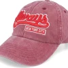 Discount Iconic Always New York Washed Dad Cap - Red
