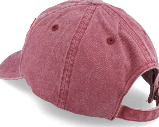 Discount Iconic Always New York Washed Dad Cap - Red