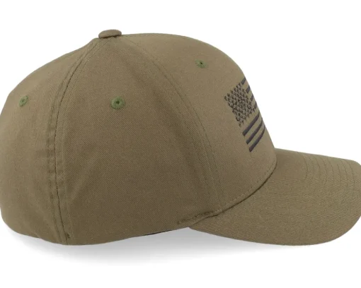 Sale Iconic American Flag Jet Fighter Aircraft Olive Flexfit -