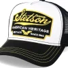 Trucker-Stetson American Heritage /Black Trucker - White